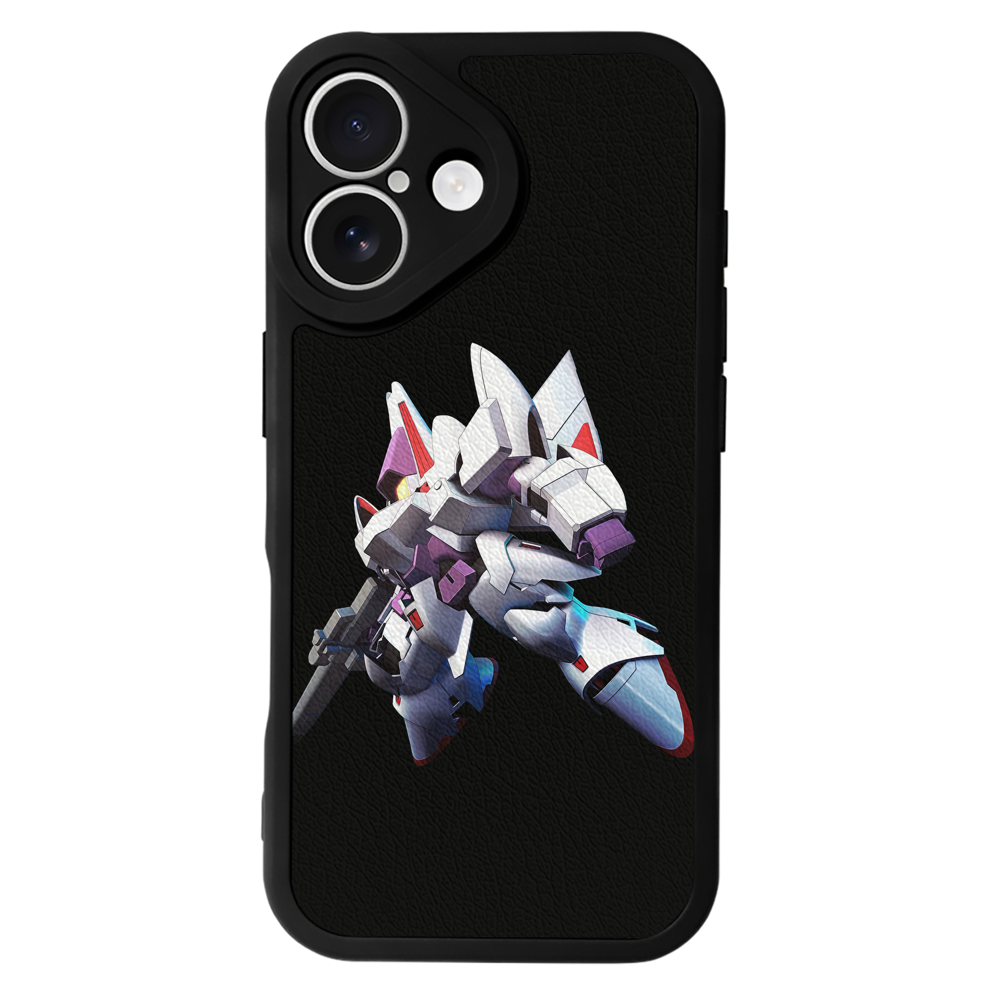 （画像用） 機動戦士ガンダム Mobile Suit Gundam 【iPhone 16シリーズ対応】シリコンスマホケース（レザー調） 材質：シリコン